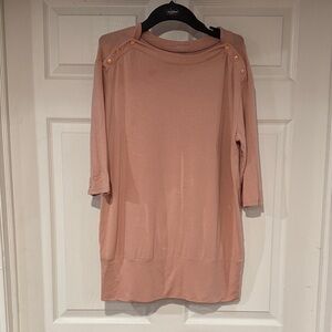 Isabel Maternity by Ingrid & Isabel Peach Knit Top